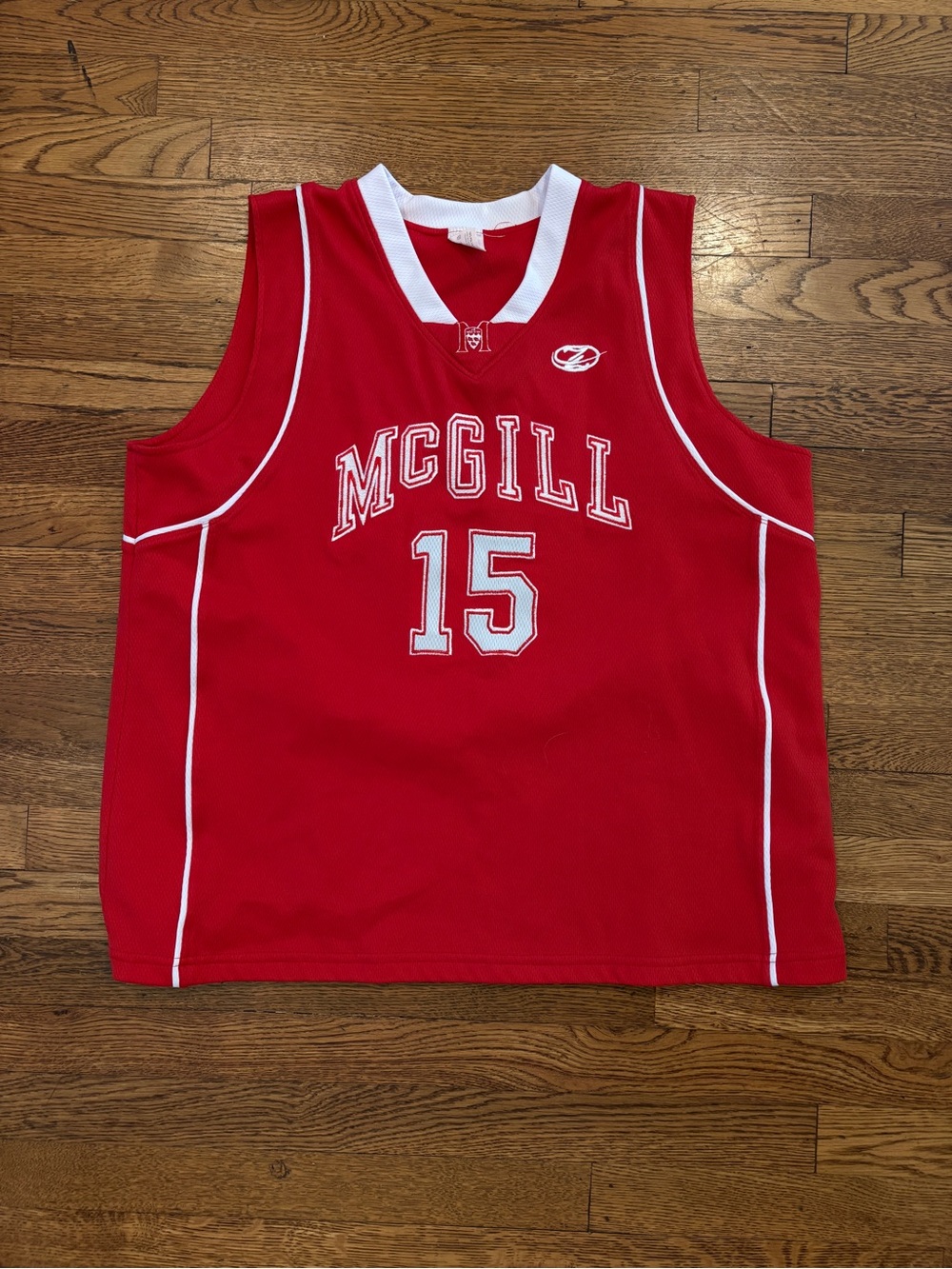 Red McGill Basketball Jersey